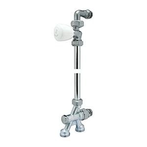 GIACOMINI KRAAN VLOER EENPIJPS 50% 18AA 50MM ROOD