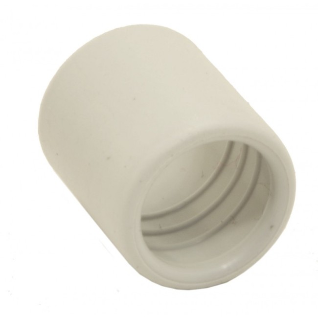 EINDTUL VOOR PVC BUIS VAN 16 MM RAL LICHT GRIJS 16 MM