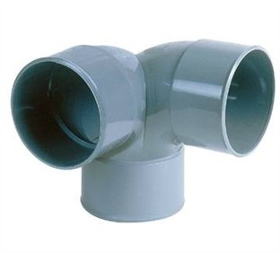 DRIEWEGCOUDE GRIJS RIOOL 110MM FFF