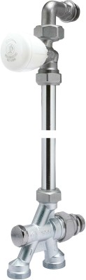 GIACOMINI KRAAN VLOER TWEEPIJPS 100% 18AA 50MM ROOD