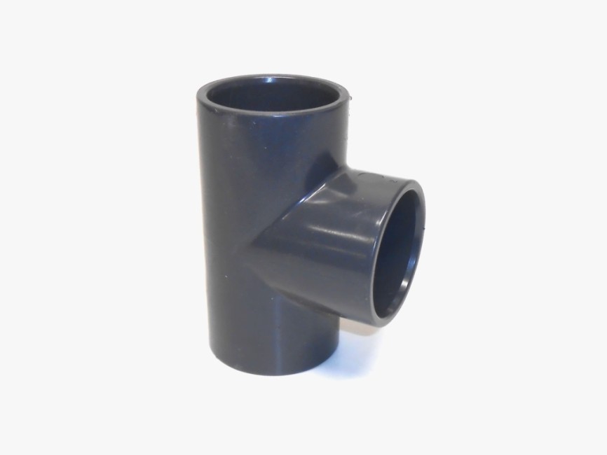 PVC U T 63MM TE LIJMEN