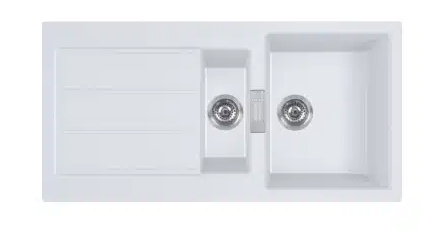 FRANKE SIRIUS SPOELTAFEL 1000 X 500 WIT OMKEERBAAR 