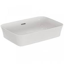 IDEAL STANDARD YPALYSS OPBOUWWASTAFEL 800 X 400 ZONDER OVERLOOP INCLUSIEF NIET AFSLUITBARE LEDIGING