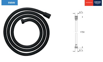 GROHE FLEXIBEL SILVERFLEX 1,75M PHANTOM BLACK