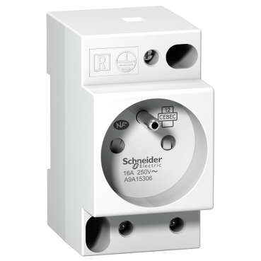 SCHNEIDER STOPCONTACT VOOR DIN RAIL MONTAGE