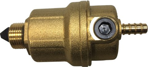 BUDERUS O AUTOMATISCHE ONTLUCHTER 3/8 MET AANSLUITING VOOR DARMPJE