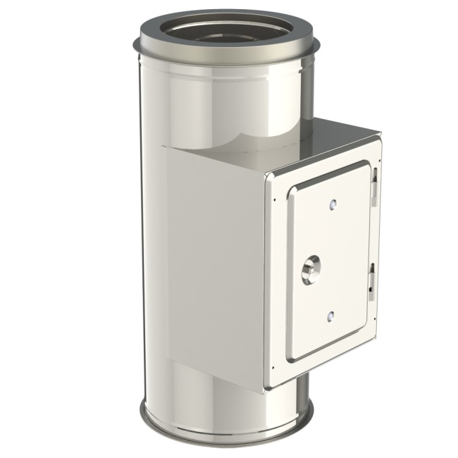 BUIS INOX DW 250-300MM + KUISDEUR