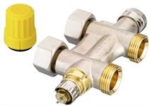 DANFOSS KRAAN AANSLUITBLOK VLOER 3/4 EK