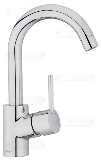 HANS GROHE TALIS S LAVABO  EENGREEPSMENGKRAAN HOGE UITLOOP CHR.