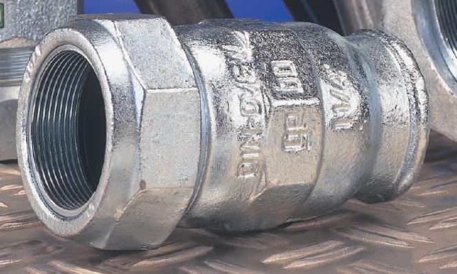 RAC FONTE RECHTE KOPPELING 2" F X 2