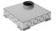 BEG PROFI AIR VERDEELKAST RONDE VENTILATIEBUIS - PLAT MODEL - 6 X 90 - 1 X DN 180 IS NU ART 010001208!!!