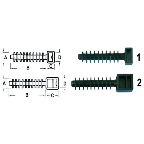 [625878] 262170 - HAUPA PLUG VOOR KABELBINDERS ENKEL
