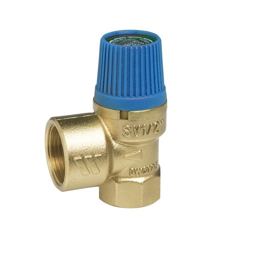 [11429] WATTS VEILIGHEIDSKLEP 3/4F 8B. BOILER SVW blauw