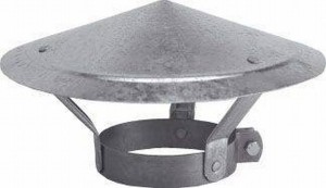 [020752] 1-51-0100-105 - REGENKAP GALVA/ALUMINISE 105MM