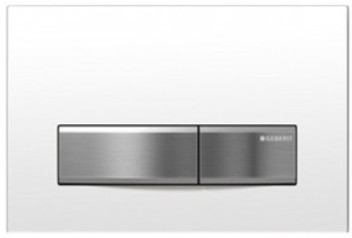 [115.788.11.5] 115.788.11.1 - GEBERIT DUWPLAAT SIGMA 50 WIT GLAS