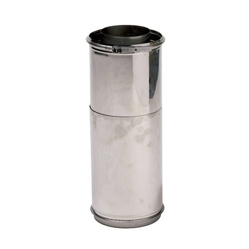 [023451 IKB] 1-16-0410-131 - BUIS INOX DW INKORTBAAR 131-180MM 1M