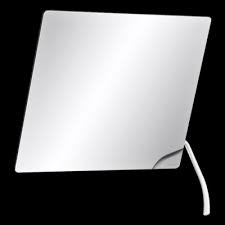 [510202N] 510202N - DELABIE SPIEGEL KANTELBARE 600 X 500 + HENDEL NYLON WIT