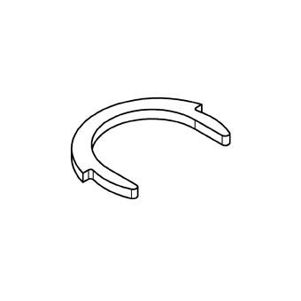  4826600M - GROHE O CLIPS VOOR BEC MOBIEL (SET VAN 5 STUKS)