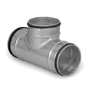 [02 238] 99.TD100.100 - SPIRAAL T-STUK 100MM MET DICHTING