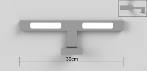[F91070300] RIHO VERLICHTINGELEMENT LED CHR.