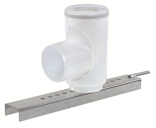 [716038] 716038 - MINIFLEX 60MM SCHOORSTEENBOCHT + STEUN