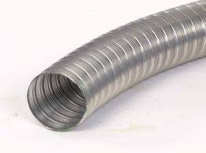 [023409 D] 2-31-2000-080 - FLEXIBEL INOX DUBBELWANDIG 80MM