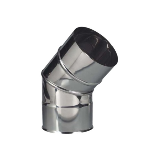 [23480] NULL - COUDE INOX ENKELWANDIG 200MM 45°