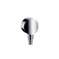 [27456000] 27456000 - HANS GROHE FIXFIT S AANSLUITBOCHT MET TERUGSLAGKLEP 1/2" CHR.