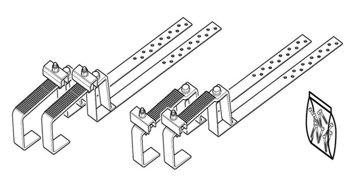[0020060360] 0020060360 - BULEX ZONNE MONTAGE BEUGELS VOOR LEIEN ,PLATTE DAKPANNEN.