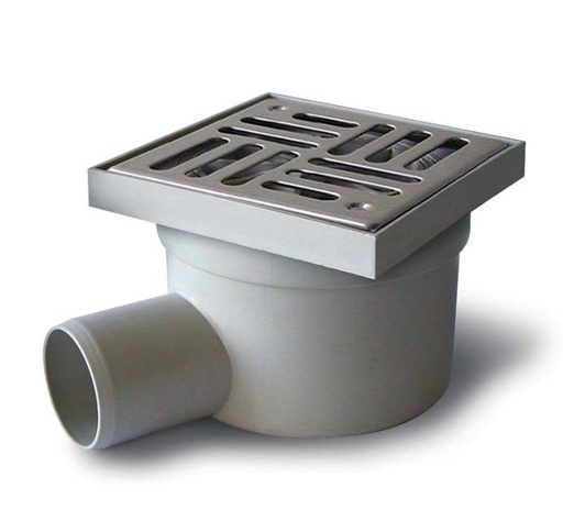 [E2245AI] E2245AI - NICOLL KLOKPUT INOX DRAAIBAAR 10/10 50MM
