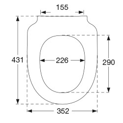 [760000-DA6999] 760000-DA6999 - PRESSALIT 300 + SOFT CLOSE WIT DA6 renova / ICon geberit