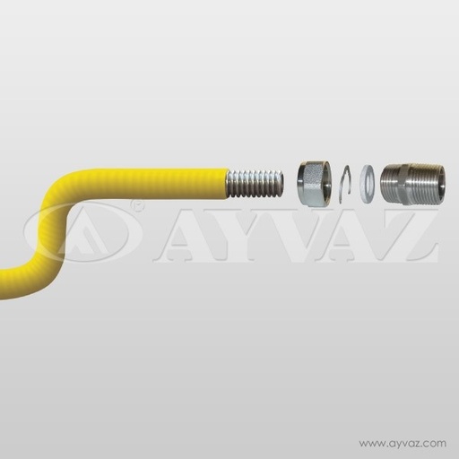[PLT 50 ROL50M] csstsadn50-15 - PLT FLEXIBEL GAS 50MM   (2")  GEEL ROL 45M
