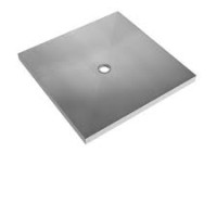 [5006401010H ] ISOX DOUCHE 100 X 100 MET CENTRALE AFVOER HORIZONTAAL