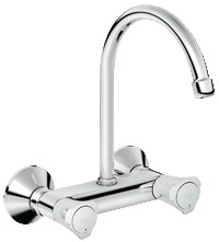 [31191001] 31191001 - GROHE COSTA L KEUKEN TWEEGREEPSMENGKRAAN MET BEK MOBIEL WANDMONTAGE CHR.