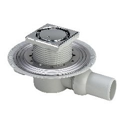 [VIEGA 467 395] VIEGA DOUCHE VLOERSYPHON MET ROOSTER 10/10  ABS DESIGN