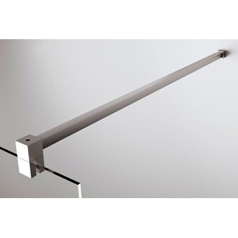 [R80GIANF15-K] R80GIANF15-K - NOVELLINI MUURSTEUN 150 CM (Giada H, Kuadra H) UITV. CHROOM