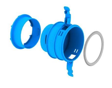 [119972] VENTILATIE HYBALANS AANSLUITSTUK T.B.V. PLENUM EN LUCHTVERDEELKAST