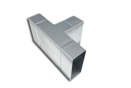 [SV 130V 70X170] T-70X170 A - SPIRAAL MECANO T-STUK 90° VERTICAAL 70X170/70X170