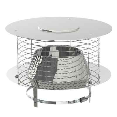 [023488] 1-19-0300-180 - EINDSTUK MET VARINOXKAP DW 180-230MM OPSINOX