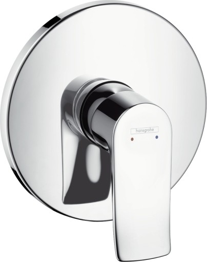 [31685000] 31685000 - HANS GROHE METRIS AFWERKSET BAD MENGKRAAN INBOUW  ROND (VOOR 1 ENKEL SYSTEEM) CHR.