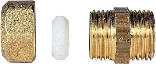 [6243 1/4  6 K] 120 0079 - WATTS KNELKOPPELING 1/4M   6  KUNSTOF