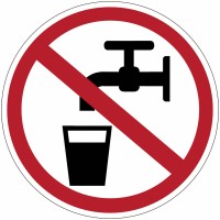[PICTO1] PICTOGRAM GEEN DRINKWATER D.10 (STICKER)