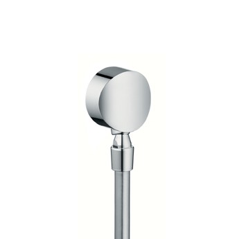 [27506000] 27506000 - HANS GROHE FIXFIT S AANSLUITBOCHT MET KOGELGEWRICHT & TERUGSLAGKLEP 1/2" CHR.
