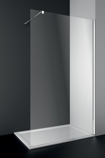 [INDA B8508 0 AN 01] INDA WALK IN 8MM 78*80 H 200CM HELDER GLAS MET CHROOM PROFIELEN