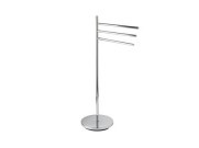 [ AV085D CR] AV085DCR - INDA HOTEL HANDDOEKHOUDER 3 ARMS MULTIFUNCTION STAAND
