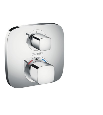 [15707000] 15707000 - HANS GROHE ECOSTAT E AFWERKSET VOOR INBOUWTHERMOSTAAT MET STOPKRAAN EN OMSTELLER VOOR 1 SYSTEEM CHR.