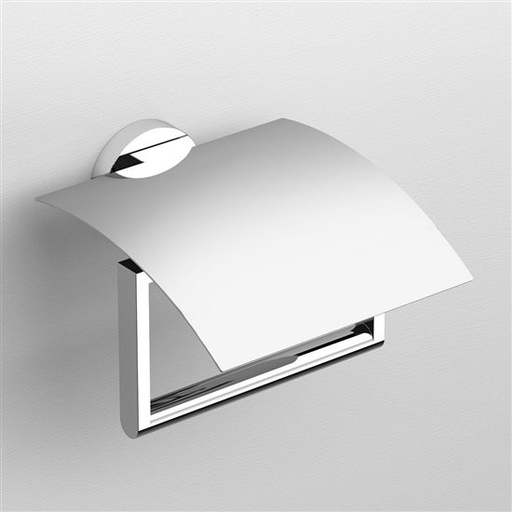 [CL/09.02033] CL/09.02033 - CLOU FLAT TOILETROLHOUDER MET KLEP CHROOM
