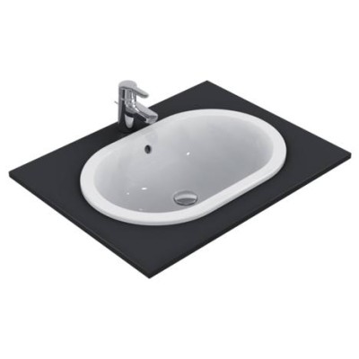 [E504901] E504901 - IDEAL STANDARD CONNECT INBOUWWASTAFEL 620mm OVAAL WIT 