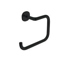 [INDA A44160NE] INDA ELLEPI HANDDOEKRING  MAT ZWART