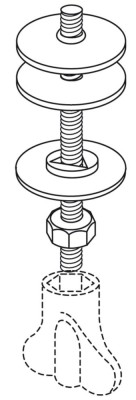 [BZ5999] BZ5999 - PRESSALIT O SET SCHARNIEREN, STANDAARD MONTAGE BZ5